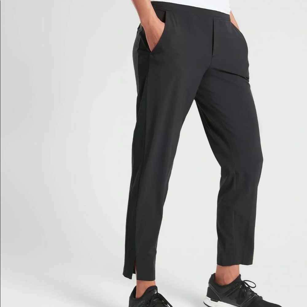 New Athleta Brooklyn Ankle Pants Black Sz 10